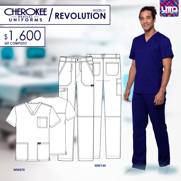 Uniformes medicos para hombre